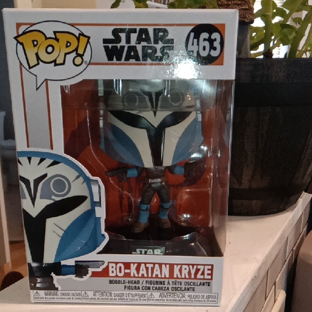 Funko Pop Star Wars Bo-Katan Kryze Blue and Gray Figure